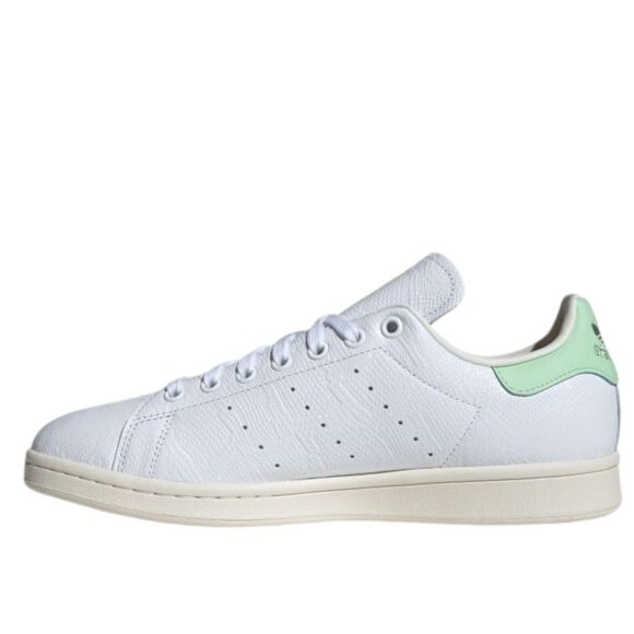 Adidas Shoes Women Size 8 Stan Smith Cloud White / Semi Green Spark / Off White - Picture 10 of 11